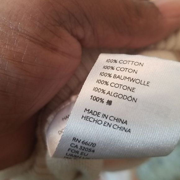 Anthropologie Cotton 7 Days A Week Peach Fuzz Tyedye Sweater Sz.M Long Sleeve - Picture 9 of 11